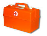 Комплект медицинский для оказания первой помощи пострадавшим при пожаре в образовательных учреждениях (пластиковый чемодан)