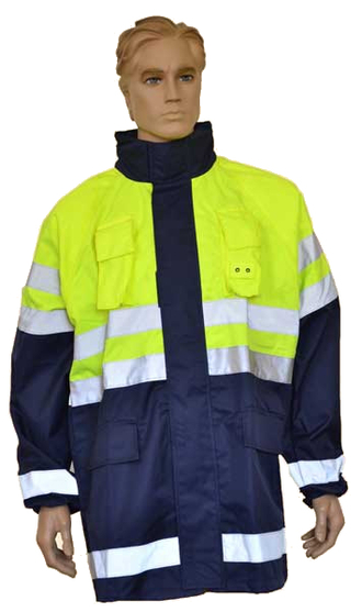 Куртка влагозащитная ДПС с сигнальной отделкой